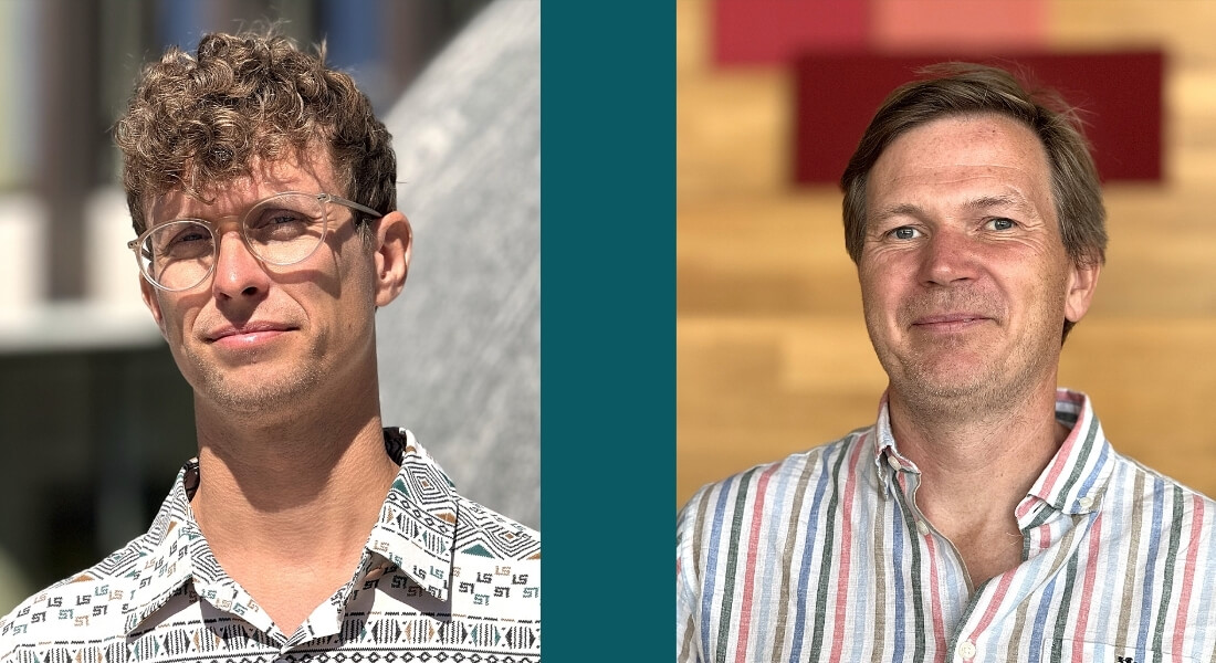 Rasmus Mortensen and Gabriel Pedersen. Photo: Helle Falborg